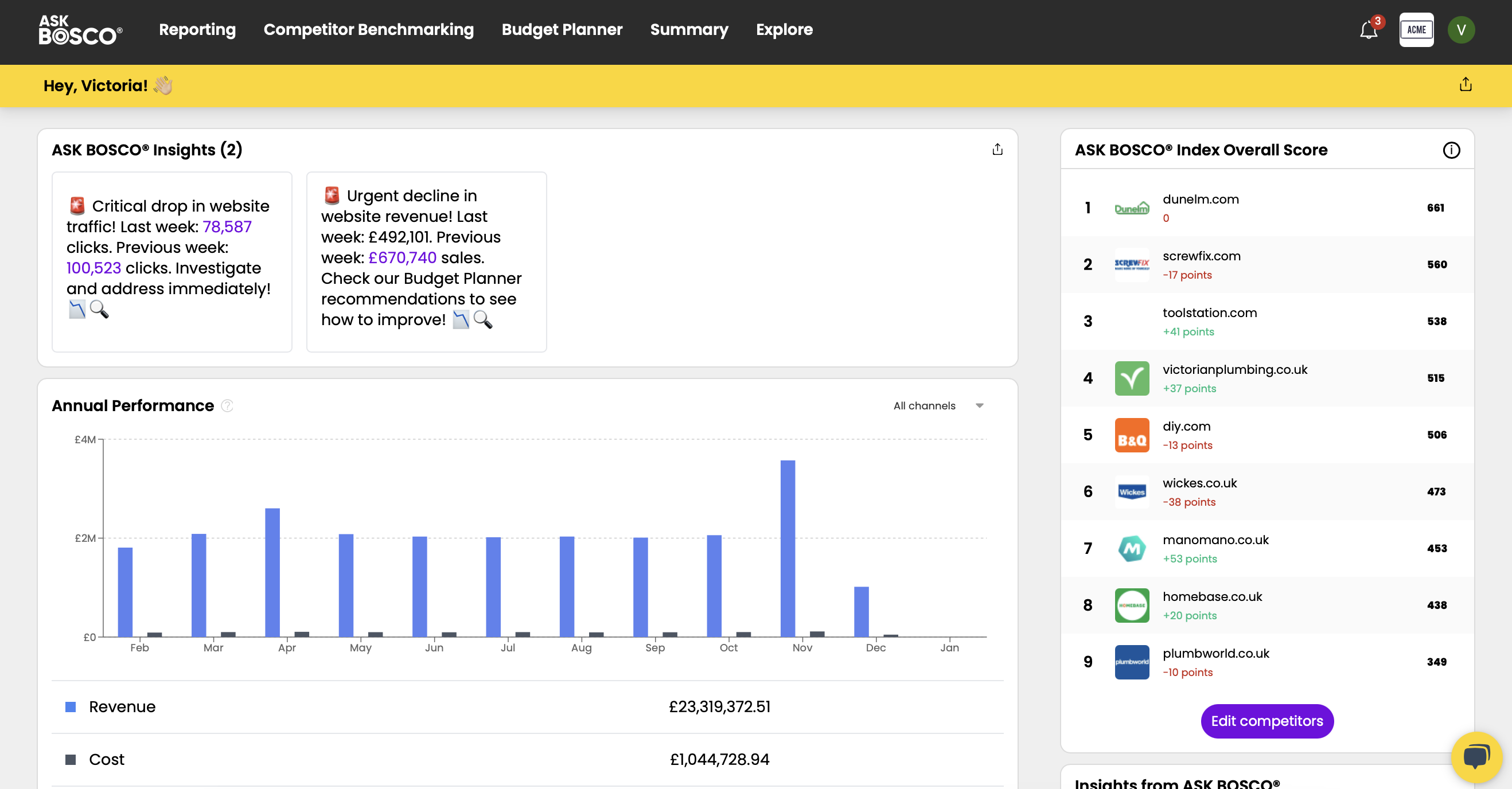 screenshot of ASK BOSCO